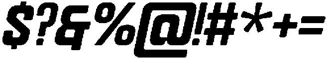 Oatlash Italic otf (400) Font OTHER CHARS