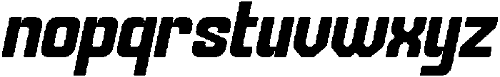 Oatlash Italic otf (400) Font LOWERCASE