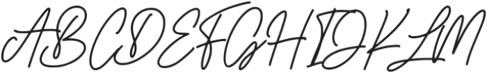 Oatley Signature Regular otf (400) Font UPPERCASE