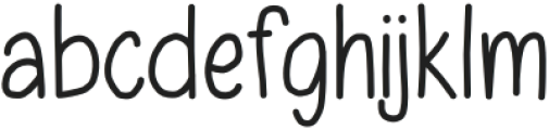 Oatmeal Regular otf (400) Font LOWERCASE