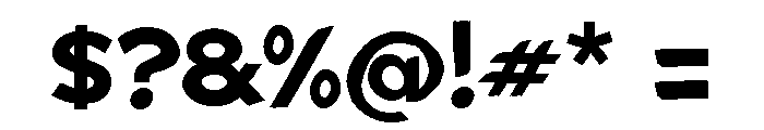 OAEYOS Font OTHER CHARS