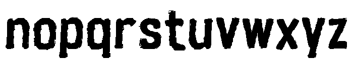 OAKSIDAN Font LOWERCASE