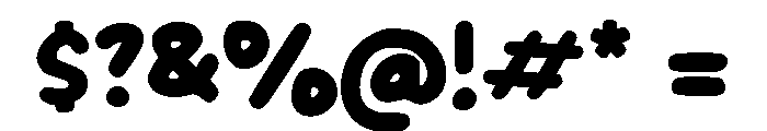 Oabin Cute Font OTHER CHARS