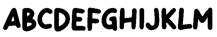 Oabin Cute Font UPPERCASE