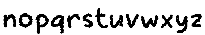 Oadeh Font LOWERCASE