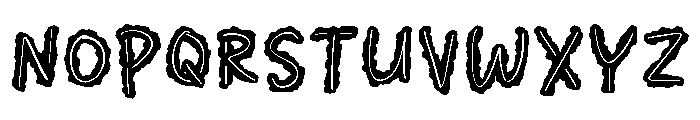 Oaden Font UPPERCASE