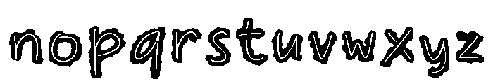Oaden Font LOWERCASE