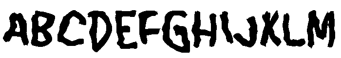 Oafaon Font UPPERCASE