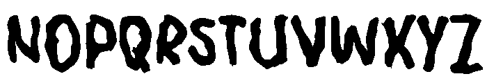 Oafaon Font UPPERCASE