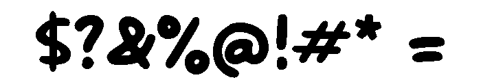 Oafedo Chill Font OTHER CHARS
