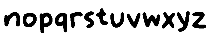 Oafedo Chill Font LOWERCASE