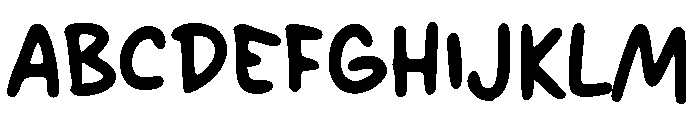 Oage Young Font UPPERCASE