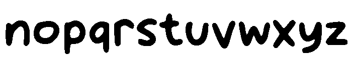 Oage Young Font LOWERCASE