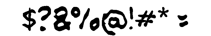 Oanteh Font OTHER CHARS
