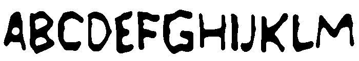 Oanteh Font UPPERCASE