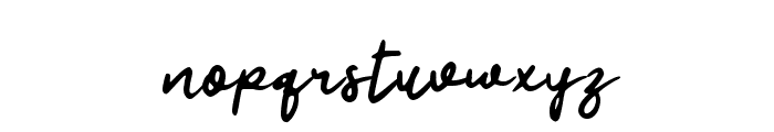 Oatmoon Signature Font LOWERCASE