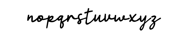Oayoung Script Font LOWERCASE