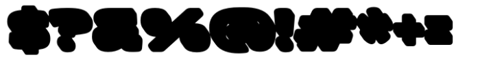 Oakfield Extrude Font OTHER CHARS