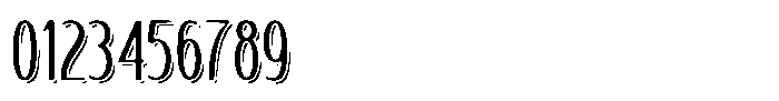 Oakforge Shadow Font OTHER CHARS
