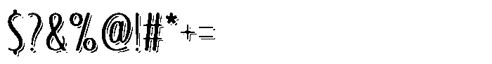 Oakforge Shadow Font OTHER CHARS