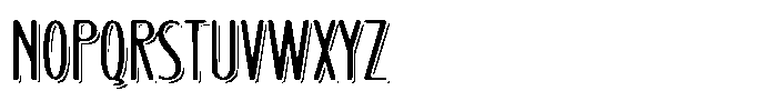 Oakforge Shadow Font UPPERCASE