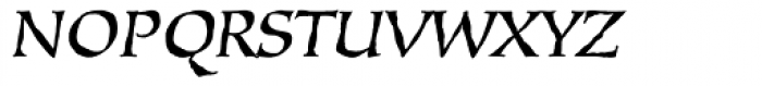 Oakgraphic Italic Font UPPERCASE