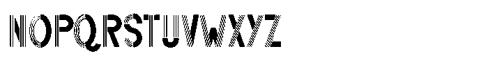 Oath Line Font UPPERCASE