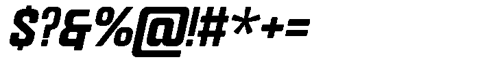 Oatlash Italic Font OTHER CHARS
