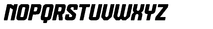 Oatlash Italic Font UPPERCASE
