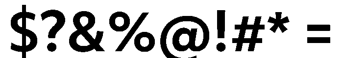 Objektiv Arabic Bold Font OTHER CHARS
