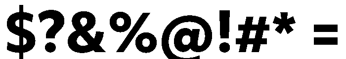Objektiv Arabic Extra Bold Font OTHER CHARS