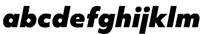 Objektiv Arabic Heavy Italic FONT
