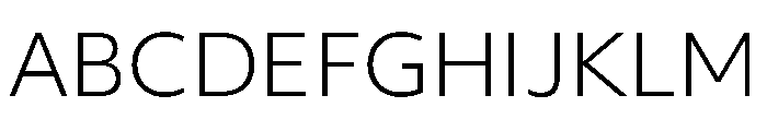 Objektiv Arabic Light Font UPPERCASE