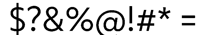 Objektiv Arabic Regular Font OTHER CHARS