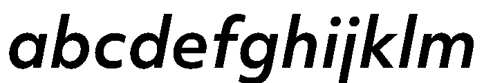 Objektiv Arabic Semibold Italic FONT