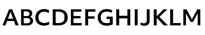 Objektiv Arabic Semibold Font UPPERCASE
