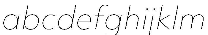 Objektiv Arabic Thin Italic FONT
