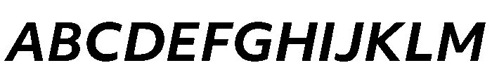 Objektiv Devanagari Bold Italic Font UPPERCASE