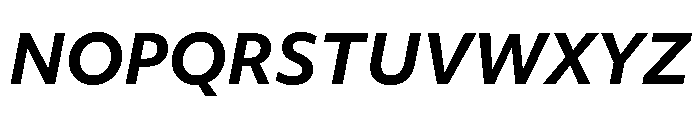 Objektiv Devanagari Bold Italic Font UPPERCASE