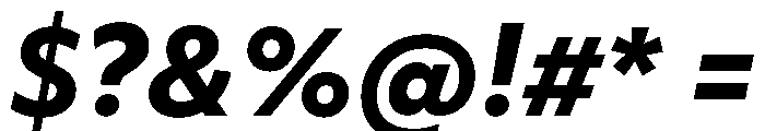 Objektiv Devanagari Extra Bold Italic Font OTHER CHARS