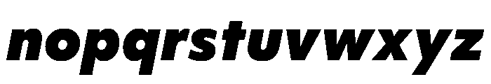 Objektiv Devanagari Heavy Italic Font LOWERCASE