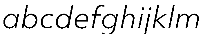 Objektiv Devanagari Light Italic FONT