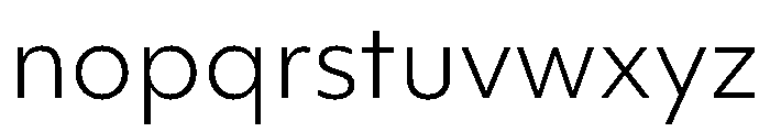 Objektiv Devanagari Light Font LOWERCASE