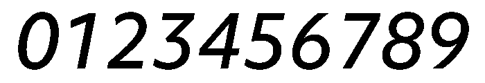Objektiv Devanagari Medium Italic Font OTHER CHARS