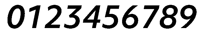 Objektiv Devanagari Semibold Italic Font OTHER CHARS