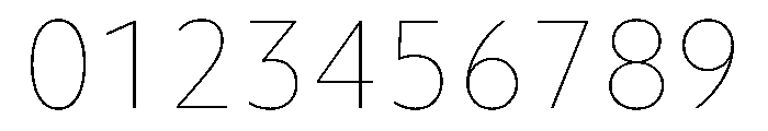 Objektiv Devanagari Thin Font OTHER CHARS