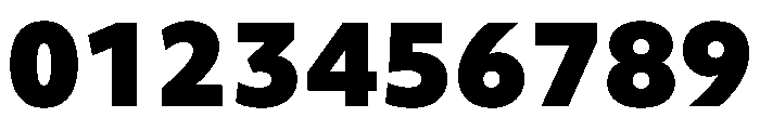 Objektiv Hebrew Heavy Font OTHER CHARS