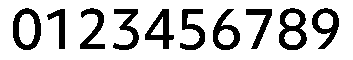 Objektiv Hebrew Medium Font OTHER CHARS