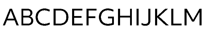 Objektiv Hebrew Regular Font UPPERCASE