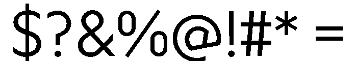 Objektiv Variable Light Font OTHER CHARS